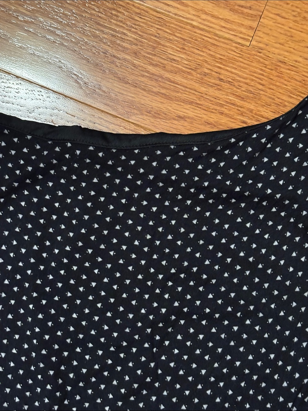 Ann Taylor Loft Small Petite Sleeveless Mini Dress Black White Geometric Stretch - Picture 10 of 14
